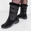 Сапоги женские 10-02, черные, литая подошва(ЖЛ1-23) S09BLACK