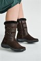 Сапоги женские 10-02, коричневые, литая подошва(ЖЛ1-25) S09BROWN