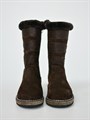 Сапоги женские 10-02, коричневые, войлочная подошва(ЖВ1-19) S11BROWN