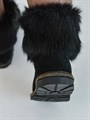 Унты женские короткие, черный песец, замок, войлочная подошва(ЖВ1-21) S08BLACK