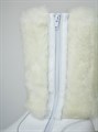 Унты женские на войлочной подошве. Белые. Молния (ЖВ3-05) SR34A614.91.14WHITE