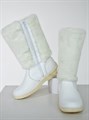 Унты женские на литой подошве. Белые. Молния(ЖЛ3-08) SR33A604.91.14WHITE