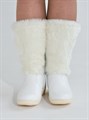 Унты женские на литой подошве. Белые. Молния(ЖЛ3-08) SR33A604.91.14WHITE