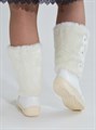 Унты женские на литой подошве. Белые. Молния(ЖЛ3-08) SR33A604.91.14WHITE