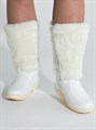 Унты женские на литой подошве. Белые. Молния(ЖЛ3-08) SR33A604.91.14WHITE