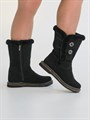 Сапожки женские короткие с опушкой, войлочная подошва(ЖВ1-24) S03SVB