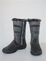 Сапоги женские 10-02, серые, литая подошва(ЖЛ1-24) S09GREY