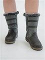 Сапоги женские 10-02, серые, войлочная подошва(ЖВ1-20) S11GREY