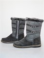 Сапоги женские 10-02, серые, войлочная подошва(ЖВ1-20) S11GREY