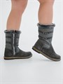 Сапоги женские 10-02, серые, войлочная подошва(ЖВ1-20) S11GREY